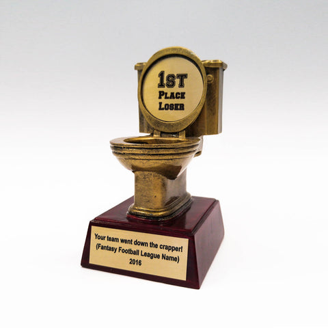 Toilet Bowl Fantasy Loser Trophy