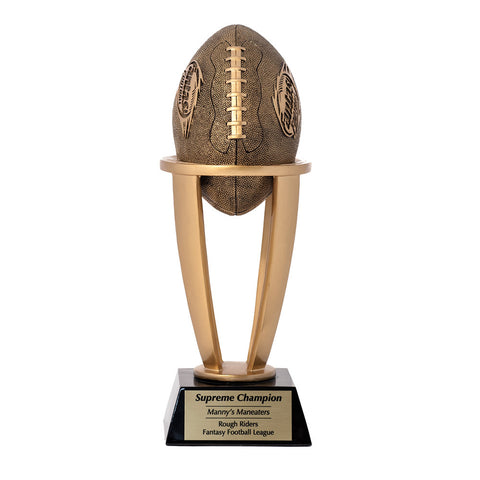 Gold Football Trophy